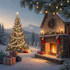 make a christmas illustration for you