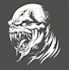 design horror fun creature logo art