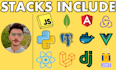 be full stack developer, front end web developer
