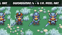 do pixel art animation, pixel character, pixel sprite sheet, game asset