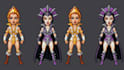 do pixel art animation, pixel character, pixel sprite sheet, game asset