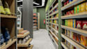 restyle 3d grocery store interior, supermarket render,mart design,space plan,cgi