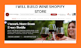 design a luxury shopify wine and beverage store that builds brand trust and sell