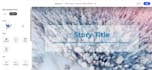 design editable canva, adobe express website or landing page