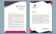 design professional invoice and letterhead