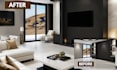 do interior design, virtual staging room renovation 2d, 3d exterior rendering