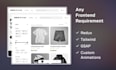 do pro web app development, expert react next js developer