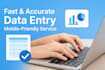 do accurate data entry