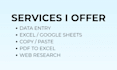 be your reliable virtual assistant for data entry and typing tasks