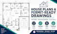 create permit ready house floor plans architectural drawings structural drawing