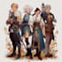 dnd, fantasy character and dnd character