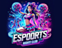 create colorful bar night club cheerleading dance logo