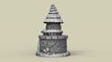 sculpt 3dfantasy house wargaming terrain, tabletop 3dmodel collectible, 3dprint