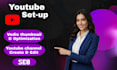 create and SEO optimize your youtube channel with automation