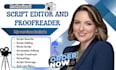 be your script editor to proofread, format your screenplay feature film script