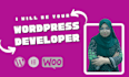 develop a professional wordpress website with elementor for business