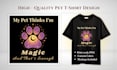 create cute custom pet t shirt designs