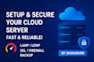 set up, secure, and maintain your cloud server on AWS, digitalocean