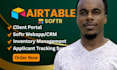 build airtable database airtable automation and softr webapp as airtable expert