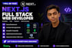 develop fullstack website using react and nextjs