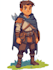 do 2d character design, 2d game character, concept