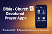 develop bible app, church app, religious, devotional app, prayer time app