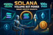 develop solana volume bot, volume bot, solana bot, crypto arbitrage bot