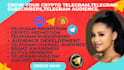 grow crypto telegram, telegram subscriber, telegram audience