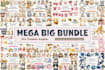 huge clipart bundle, ready to use png cliparts