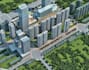 model 3d mixed use development,urban planning, landscape design, cgi skyscraper