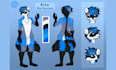 do furry art commission furry reference sheet anthro fursona oc furry ref sheet