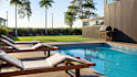 renovate villa exterior, building elevation, front yard,pool shed,revit interior