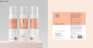 do cosmetic label design and bottle label design