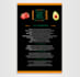 create a creative premium custom restaurant menu design