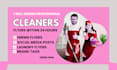 design professional cleaning flyer, laundry flyer for business