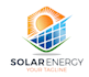 design modern electrical solar energy power panel logo