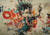 make photo to graffiti stencil ready for spray paint