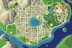 design vector map of any location