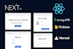 develop a full stack next js website or app with API integration