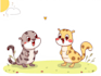 draw a cute and funny cartoon illustration