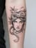 custom an abstract black tattoo design