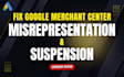fix google merchant center suspension