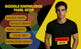 create google knowledge panel for individuals