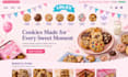 design pastries shopify store food catering website cafe bakery food website