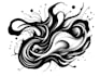 custom an abstract black tattoo design