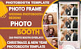 design 360 photo booth overlays, photobooth template, photo frame