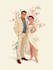 draw couple portrait illustration