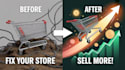 optimize your shopify store speed, SEO, UI, UX and prduct ranking