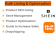 do temu product listing and upload with variations