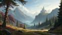 create concept art environment and illustration